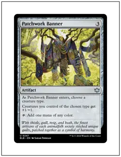 1x Patchwork Banner, Magic the Gathering, MTG NM - Image 1