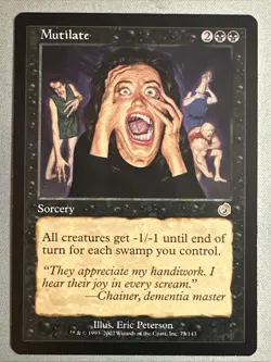 MTG / Mutilate / TOR / #73 / Regular / Rare / NM - Image 1