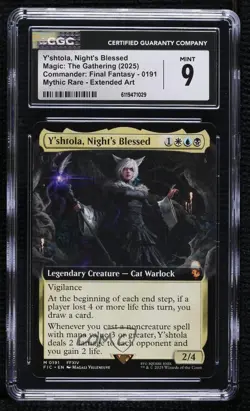 Y'shtola Night's Blessed Magic: Universes Beyond: Final Fantasy CGC 9 Mint - Image 1