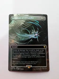 Judgment of Alexander - UB Final Fantasy FIC - Borderless Foil - (0455) - NM - Image 1