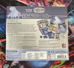 Chilling Reign Elite Trainer Box ETB Pokemon Sealed *DENT* - Image 2