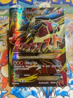 M Lucario EX 55a/111 Rare Ultra Furious Fists Pokemon TCG - Image 1