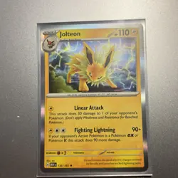 Jolteon 135/165 • Holo Rare • Scarlet & Violet 151 Pokemon TCG • NM/MT - Image 1