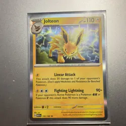 Jolteon 135/165 • Holo Rare • Scarlet & Violet 151 Pokemon TCG • NM/MT - Image 2
