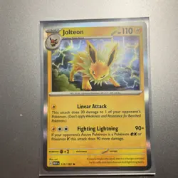 Jolteon 135/165 • Holo Rare • Scarlet & Violet 151 Pokemon TCG • NM/MT - Image 3