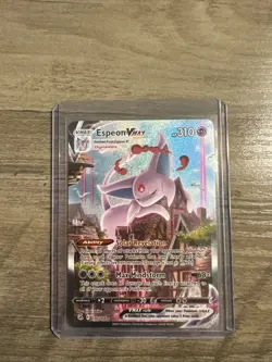 Pokemon Fusion Strike Espeon VMAX Alternate Art Secret Rare NM-MT Condition - Image 1