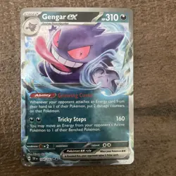 Gengar ex - 104/162 Pokemon SV05: Temporal Forces Holo Double Rare NM Free Ship - Image 1