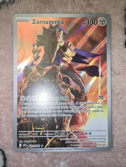 Pokemon TCG - Destined Rivals - Zamazenta 201/182 - Near Mint Foil - Image 1