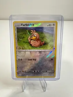 Pokemon TCG Farfetch’d 45/68 Reverse Holo Hidden Fates - Image 2