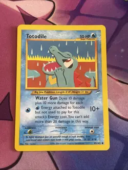 Pokemon TCG Totodile Neo Destiny 85/105 Regular Unlimited Common-LP!! - Image 1