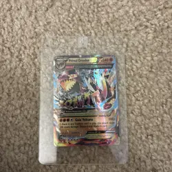 Pokemon TCG Mega Primal Groudon EX 86/160 Primal Clash LP - Image 1