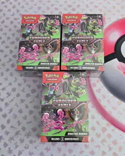 Pokemon TCG: Shrouded Fable Booster Bundles Lot of 3 SEALED - 18 Packs Brand New - Image 1