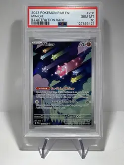 2023 POKEMON PAR EN-PARADOX RIFT ILLUSTRATION RARE #201 MINIOR PSA 10 - Image 1