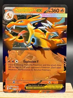 Mega Charizard Y Ex MEP 030 Black Star Promo Pokemon TCG NM - Image 1