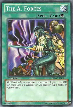 The A. Forces - SDWA-EN024 - Common - 1st Edition - Lightly Played - Image 1