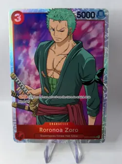 One Piece - Roronoa Zoro - OP01-025 Romance Dawn Foil - English - Image 1