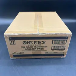 One Piece OP14-EB04 The Azure Sea's Seven English 12 Booster Box Case Sealed - Image 1