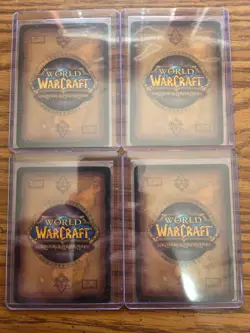 WoW TCG Goblin Bikers Promo - 1 Set of 4 Bikers - Time, Money, Power & Cunning - Image 2