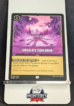 URSULA'S CAULDRON NM-MINT Disney Lorcana TCG non holo 67/204 EN1 - Image 1