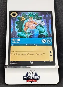 TRITON The Sea King NM-MINT 160/204 Disney Lorcana TCG EN1 - Image 1