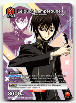 Union Arena - Lelouch Lamperouge 091 Tournament Promo - Code Geass Anime - Image 1