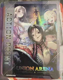 Union Arena Nikke Goddess Of Victory Rare Battle Promo Silver Foil Action Point - Image 1