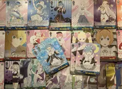 Playset Re:Zero Vol 3 Weiss Schwarz 4 of Each RR/R/CR/U/C Japanese 400 Cards - Image 1