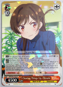 Clearing Things Up, Chizuru KNK/W86-E054 R Foil Weiss Schwarz (R.A.G) NEW - Image 1