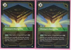 Riftbound TCG Origins English OGN 077/298 RARE Zhonya's Hourglass (2 CARDS) - Image 1