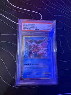 Pokemon Palkia SL8 Shiny Holo Card Call of Legends Series PSA 7 - Image 1