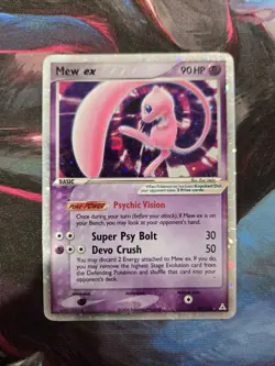 Mew EX 2006 Holon Phantoms English 100/110 Ultra Rare Pokemon Card MP - Image 1