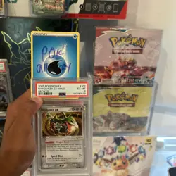 Pokemon TCG Rayquaza EX Deoxys Holo Card 102/107 PSA 6 Ex-MT 2006 Vintage Rare - Image 1