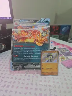 JUMBO Charizard ex Oversized Lenticular SVP196 Promo Card Pokemon NM - Image 1