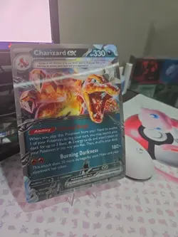 JUMBO Charizard ex Oversized Lenticular SVP196 Promo Card Pokemon NM - Image 2