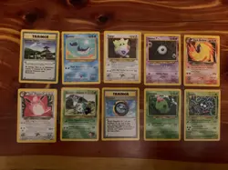 10 VINTAGE Pokemon Cards from Classic WOTC Sets!! - Image 1