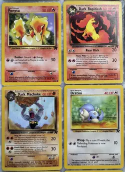 Pokemon Team Rocket Vintage Lot 22 Cards Dark Flareon Jolteon Eevee Squirtle - Image 4