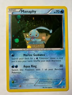 Manaphy XY190 - Holo Black Star Promo Card - XY Promos - NM/ MINT Pokemon Card - Image 1
