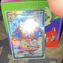 Nintendo Charizard ex OBF Holo Terra Pokemon TCG Card Lot 2 Cards English - Image 3