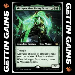 Mutagen Man, Living Ooze - 0273 - R - Non-Foil - Extended - TMNT - MTG - NM/M - Image 1