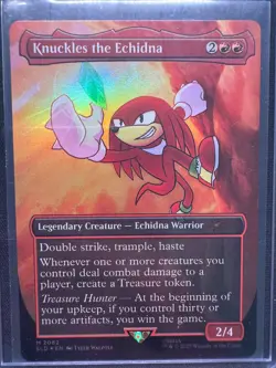 Knuckles the Echidna (Borderless 2082) - FOIL - NM - Image 1