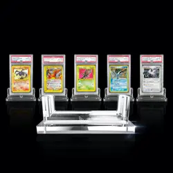 ARK-AURA PSA Acrylic Graded Card Stand Pokemon MTG Sports NBA DBS Yugioh Slab - Image 1