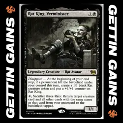 Rat King, Verminister - 0071 - R - Non-Foil - TMNT - MTG - NM/M - Image 1