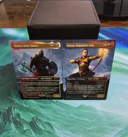 ELITE Kratos, Stoic Father / Atreus, Impulsive Son Gods Commander Deck EDH MTG - Image 1