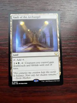 1x VAULT OF THE ARCHANGEL - Commander - MTG - Magic the Gathering - Image 1