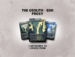 The Ozolith / Argonath Pillars of the Kings - Custom Magic: The Gathering Card - Image 1