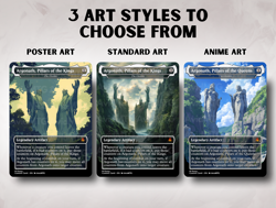 The Ozolith / Argonath Pillars of the Kings - Custom Magic: The Gathering Card - Image 2
