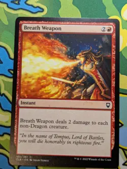 Breath Weapon - CLB - 165/361 - MTG - TCG Card - Image 1