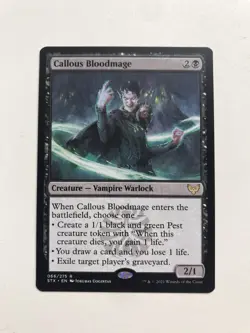 Callous Bloodmage MTG Magic the Gathering Card NM Near Mint STX - Image 1