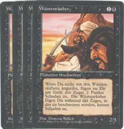 TCG MtG 36 FBB Deutsch Limitiert 3rd Wustenrauber / Erg Raiders Playset (4) - Image 1