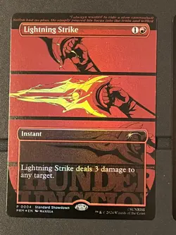 Mtg Secret Lair Cowboy Bebop — Lightning Strike Foil—NM Promo - Image 1